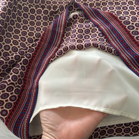 J crew Jules dress silk scarf foulard pattern, sz 14 - Picture 8 of 10